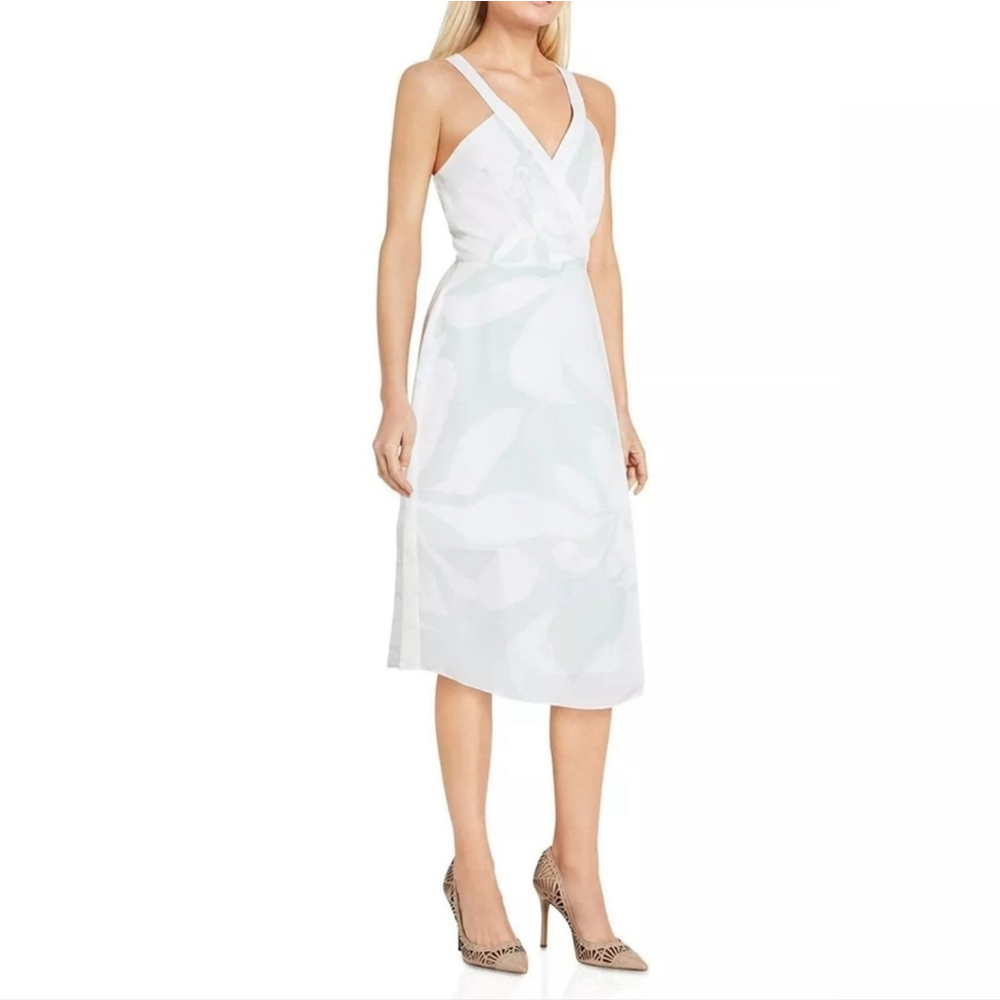 BCBGENERATION Printed Halter Neckline Midi Dress